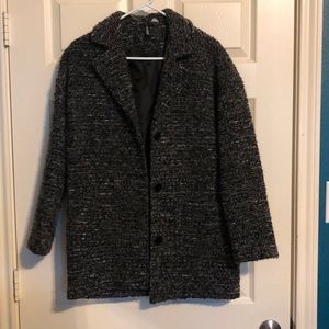 Boucle Wool Blend H&M Coat